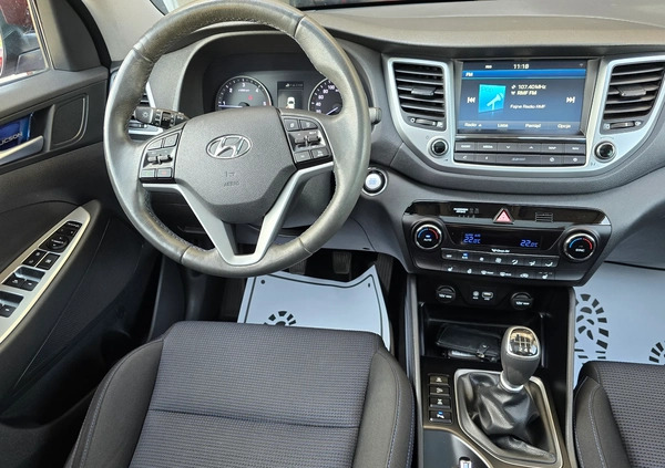 Hyundai Tucson cena 66999 przebieg: 168841, rok produkcji 2015 z Łęczna małe 781